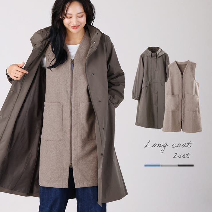 楽天市場】sankyo shokai コート レディース ロングコート ライナー