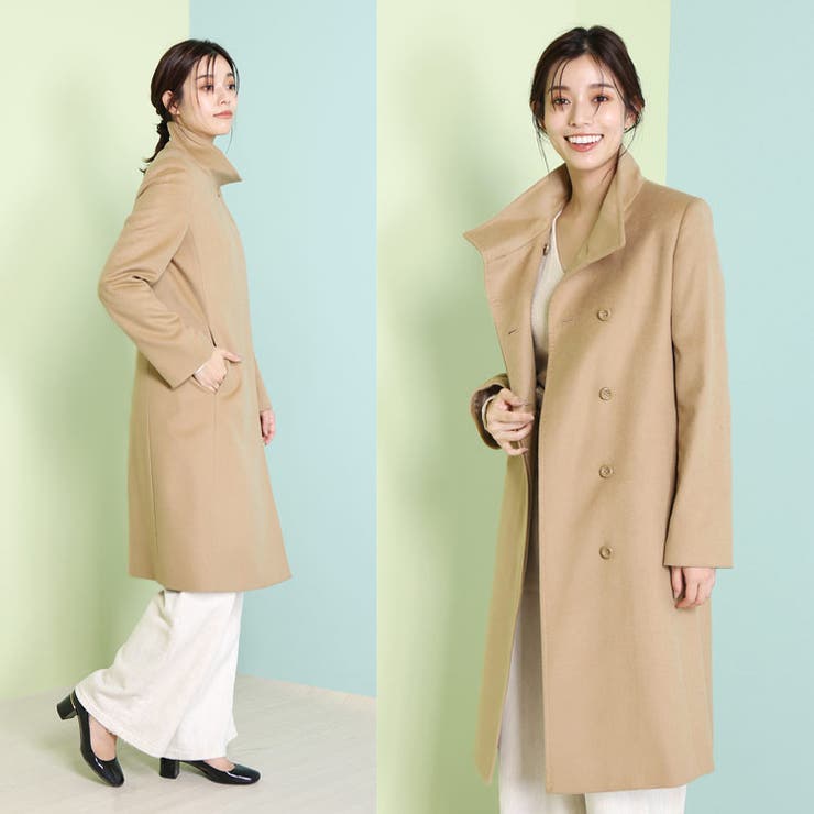 楽天市場】sankyo shokai カシミヤ ブレンド ウール コート スタンド