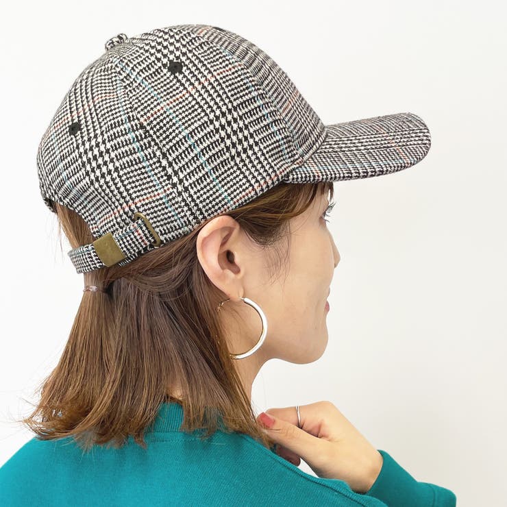 楽天市場】TOKOHANA チェック柄ベーシックデザインキャップ レディース