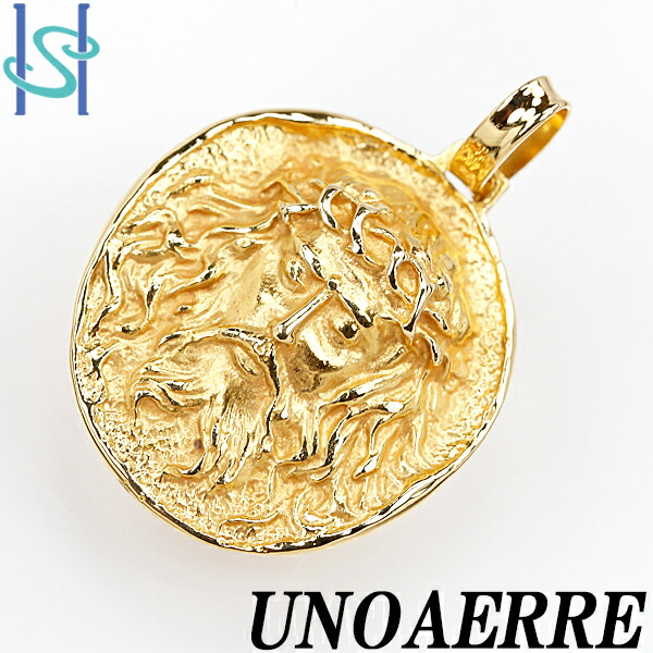 楽天市場】ウノアエレ ペンダントトップ K18 イエローゴールド ゼウス