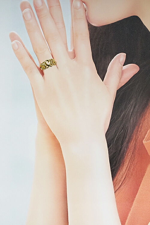 楽天市場】ティファニー トリプル ラビングハート リング K18YG パロマ