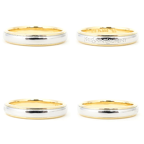 楽天市場】☆7/7 イヴサンローラン リング プラチナ Pt950 K18 ピンク