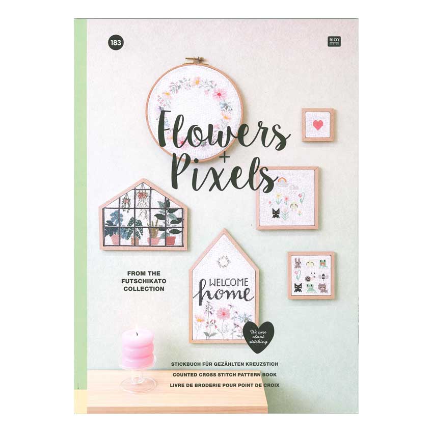 楽天市場】刺繍 図案集 Rico FLOWERS PIXELS No.183 | 刺しゅう図案