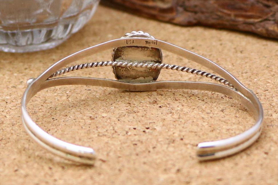 楽天市場】インディアンジュエリー ズニ族 オーバル型 インレイ