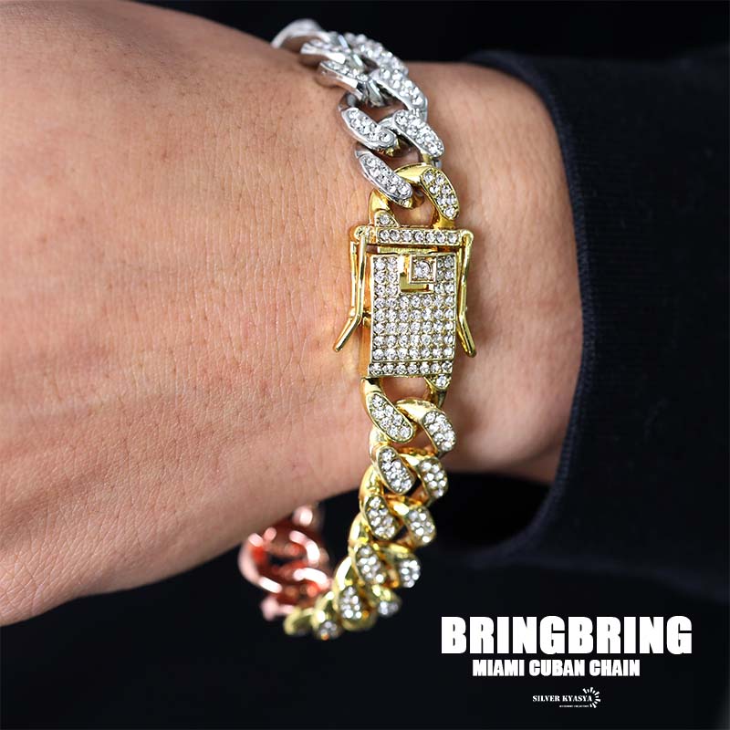 楽天市場】マイアミキューバン ブレスレット 喜平チェーンブレスレット