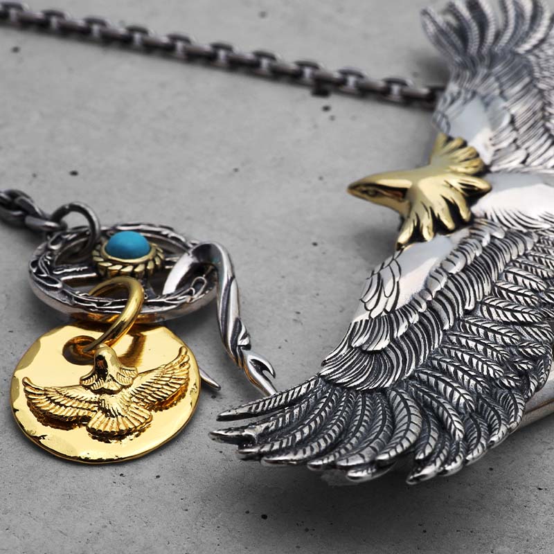 楽天市場】BFF ブランド イーグルネックレス メンズ ネックレス