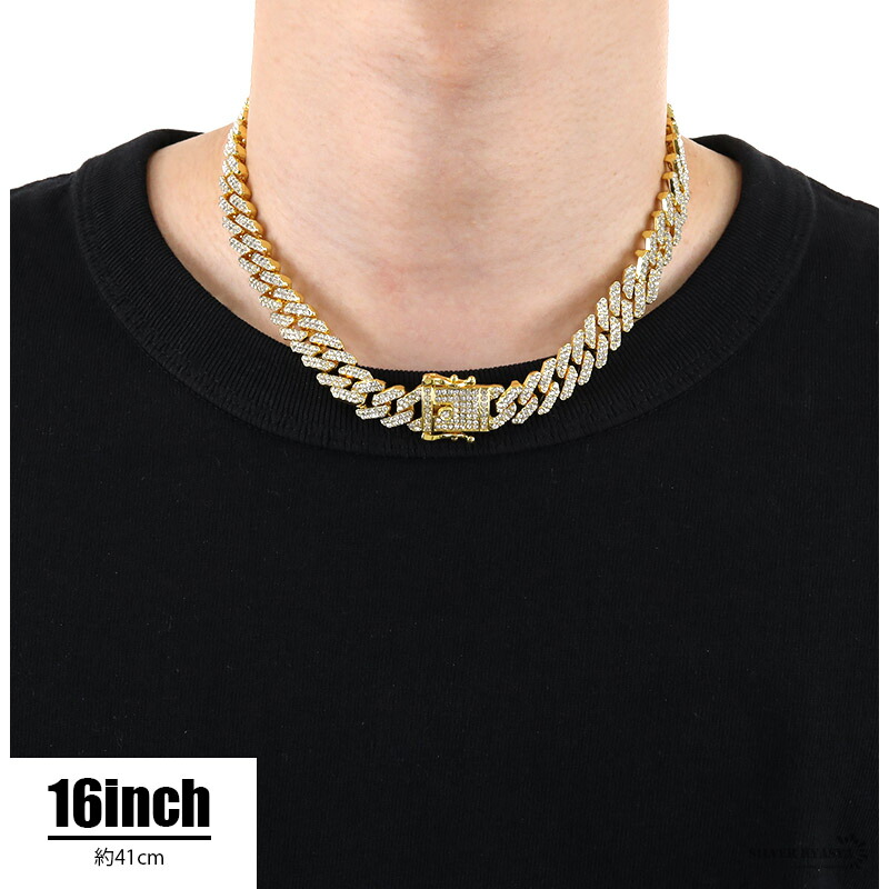 楽天市場】喜平チェーンネックレス ブリンブリン パヴェ CZ gold