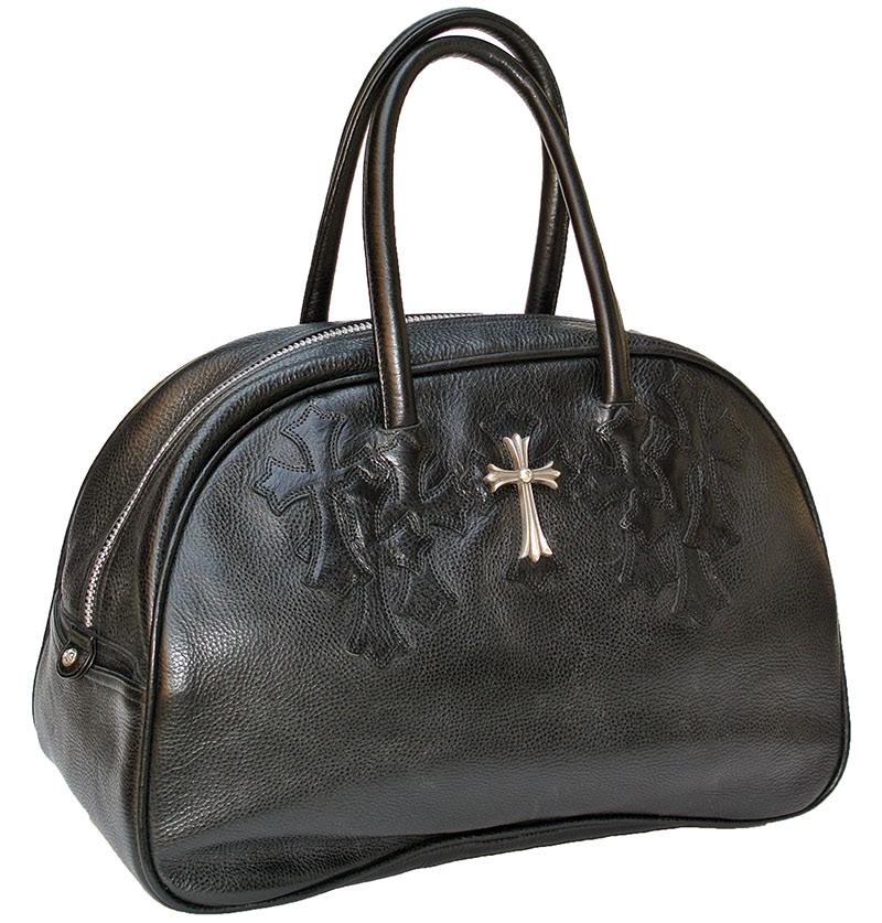 楽天市場】CHROME HEARTS LARGE CROSS #4 MEDIUM GYM BAG W/CEMETERY