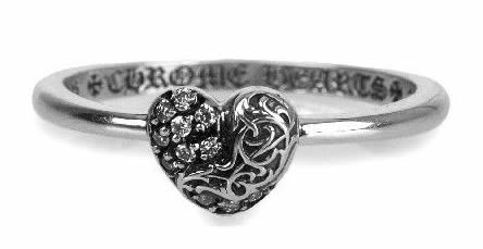 楽天市場】クロムハーツ タイニー バブルガム ハートリング パヴェ