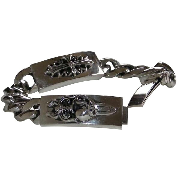 楽天市場】クロムハーツ ダブルID ブレスレット フローラルクロス