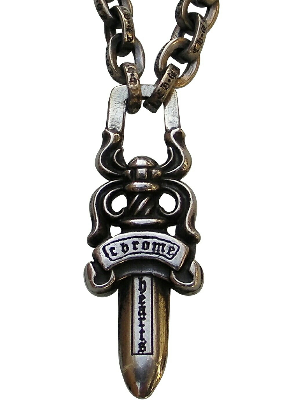 楽天市場】CHROME HEARTS PAPER CHAIN DAGGER PENDANT クロムハーツ