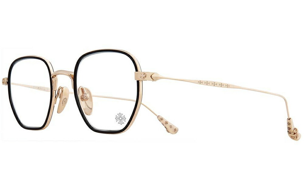 楽天市場】CHROME HEARTS BONE PRONE I Black Gold Plated 48-21-150