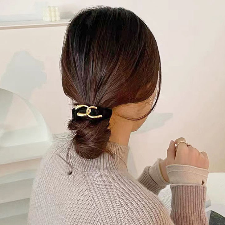 楽天市場】ヘアゴム ヘアアクセサリー 大人っぽい シュシュ 簡単