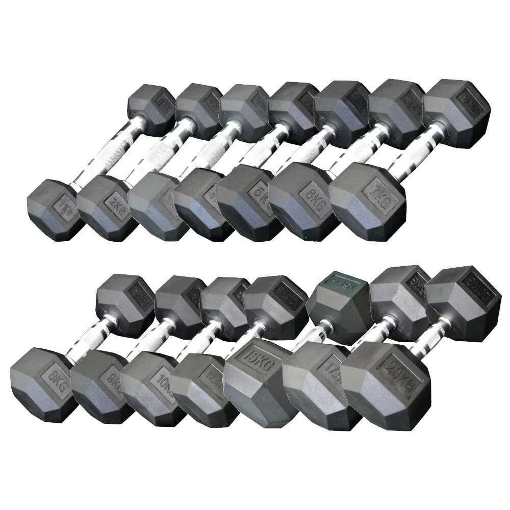楽天市場】固定式六角ダンベルセット送料無料 ヘキサゴン ダンベル