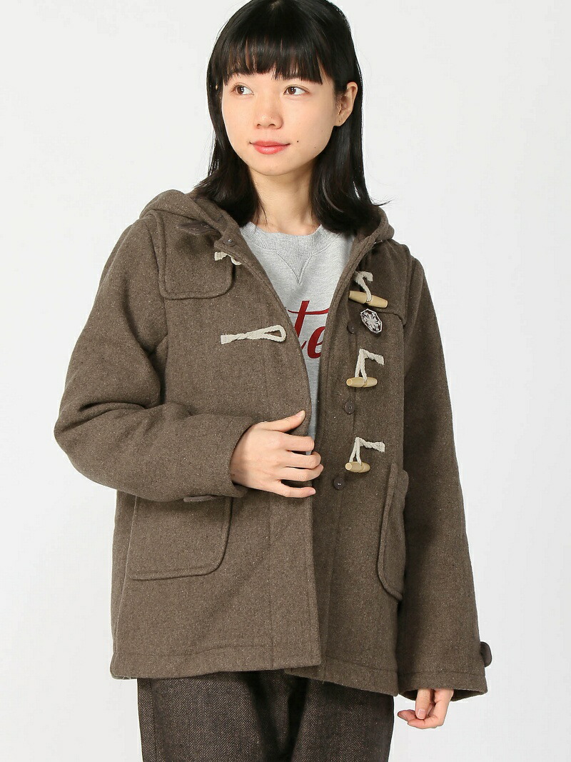 楽天市場】【SALE／50%OFF】ワッペン付ダブルフェイスダッフルコート