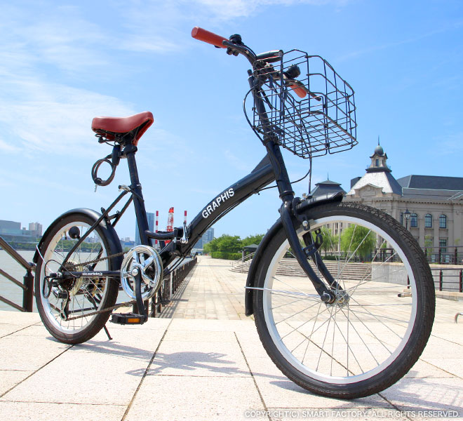 楽天市場】《 カゴ まで 折りたためる 》 折りたたみ自転車 【購入