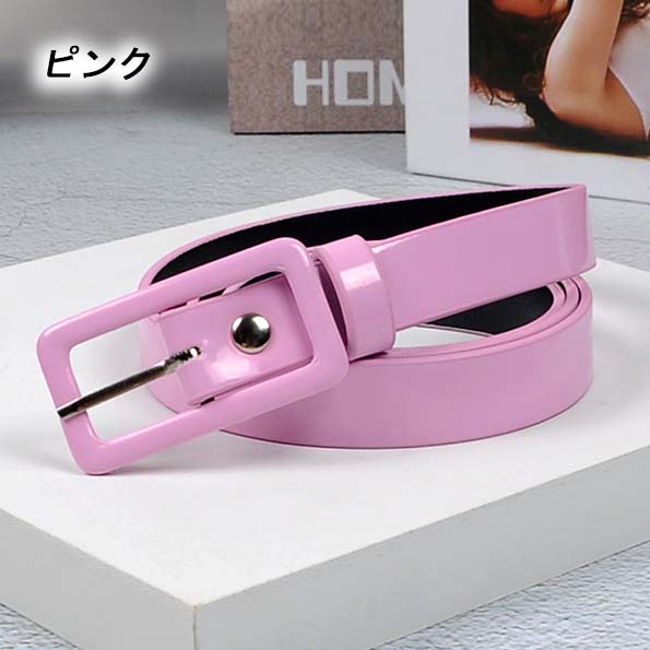 楽天市場】1.8cm【エナルカラー ベルト】レディース 女性 レザー Belt