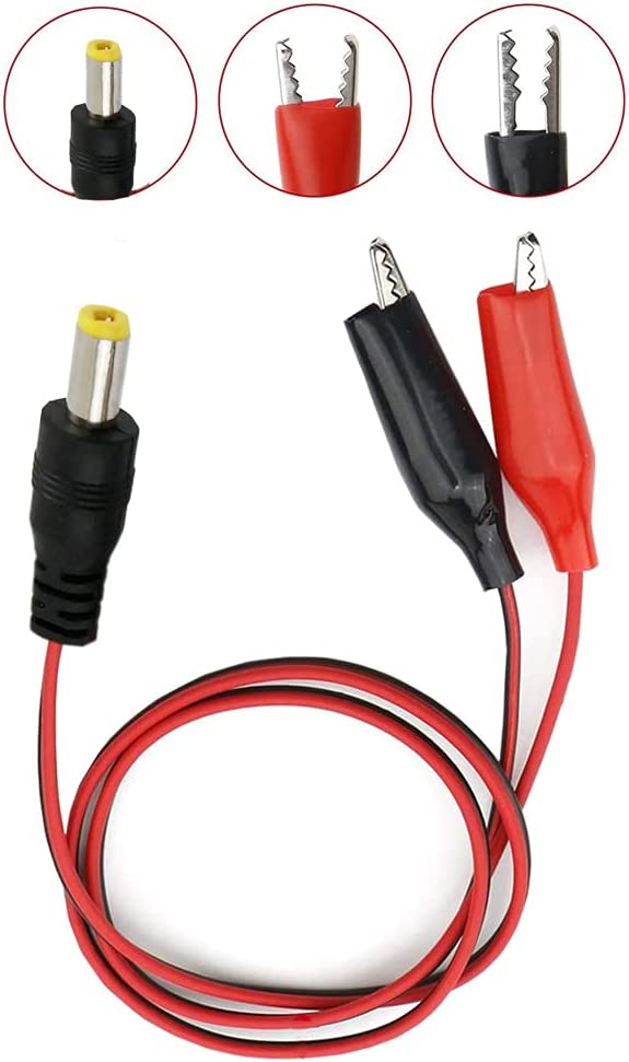 楽天市場】ワニ口 DC ケーブル ワニ口 2分岐 ケーブル 変換ケーブル