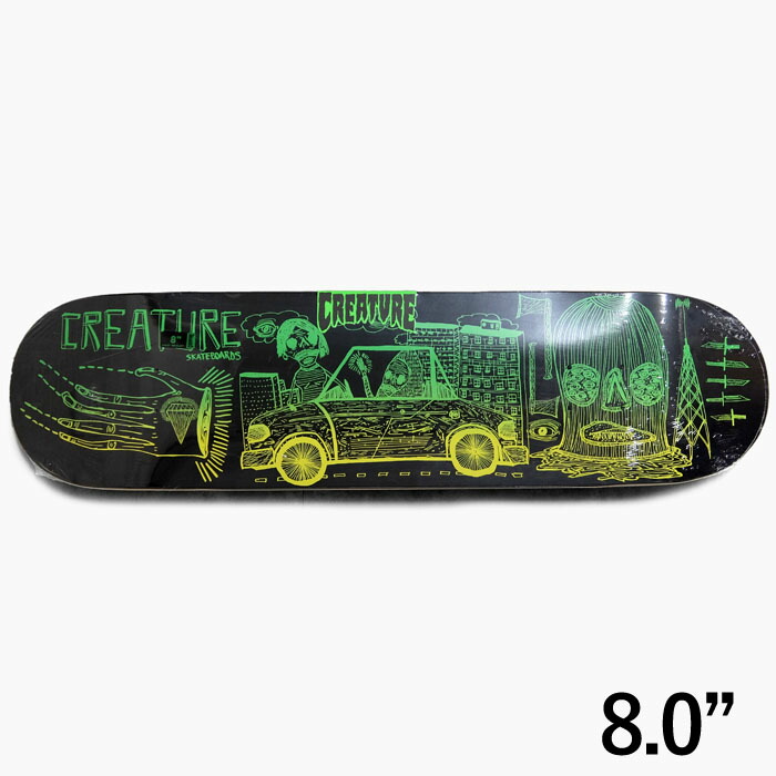 楽天市場】【スケボー デッキ 8.0 8.5】CREATURE MAGIC HANDS