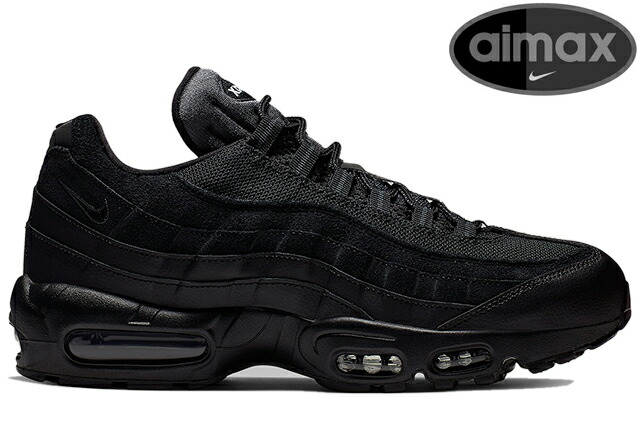 楽天市場】NIKE AIR MAX 95 ESSENTIAL CI3705-001 BLACK/BLACK-DARK