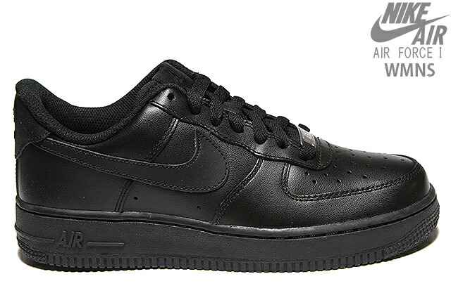 楽天市場】NIKE WMNS AIR FORCE 1 '07 BLACK/BLACK 315115-038 ナイキ