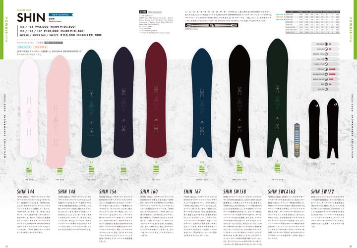 楽天市場】23-24 OGASAKA オガサカ SHIN シン 156 160 167 送料無料