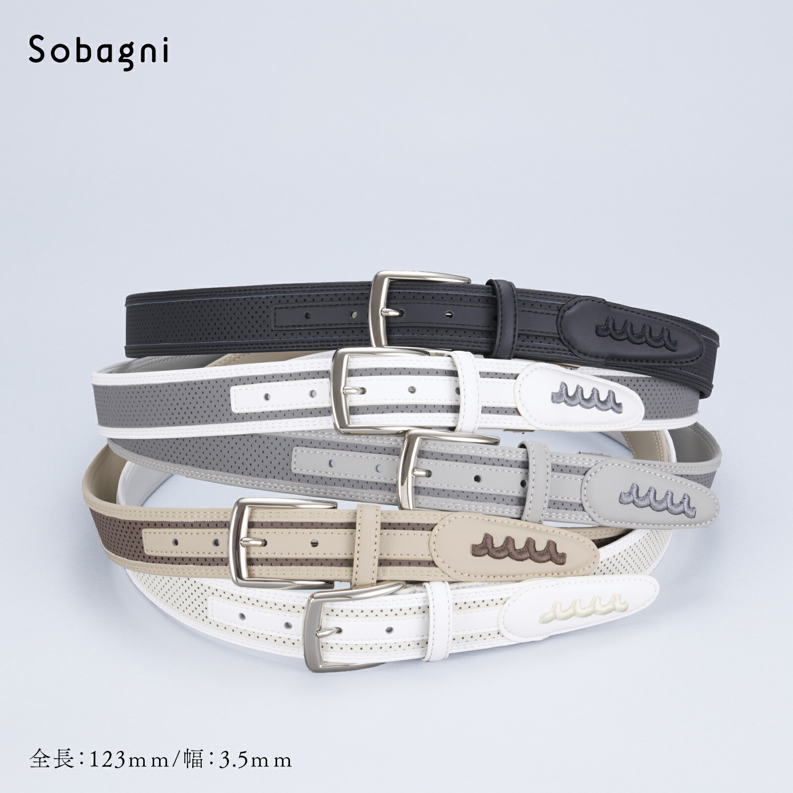 楽天市場】【 CONTINUA パンチングエシカル合皮ベルト MUSG-240117