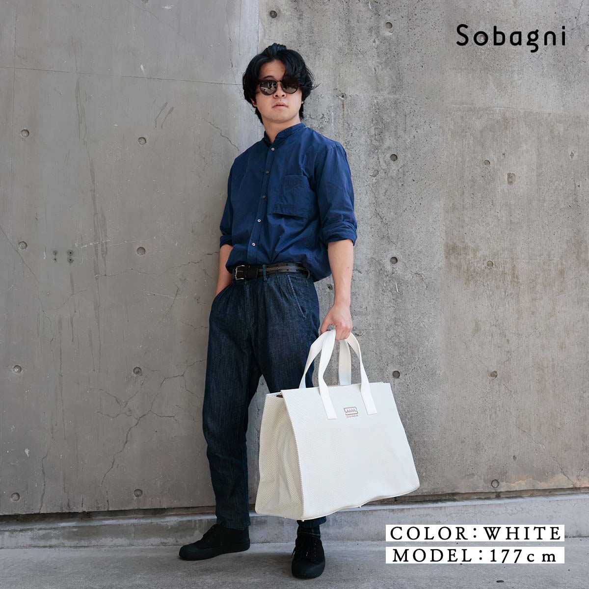 楽天市場】【完売】 muta marine ムータ パンチングエシカル合皮トート