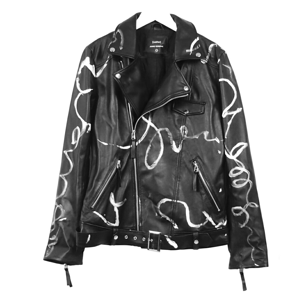 楽天市場】ライダース レザー ペイント（メンズファッション）の通販