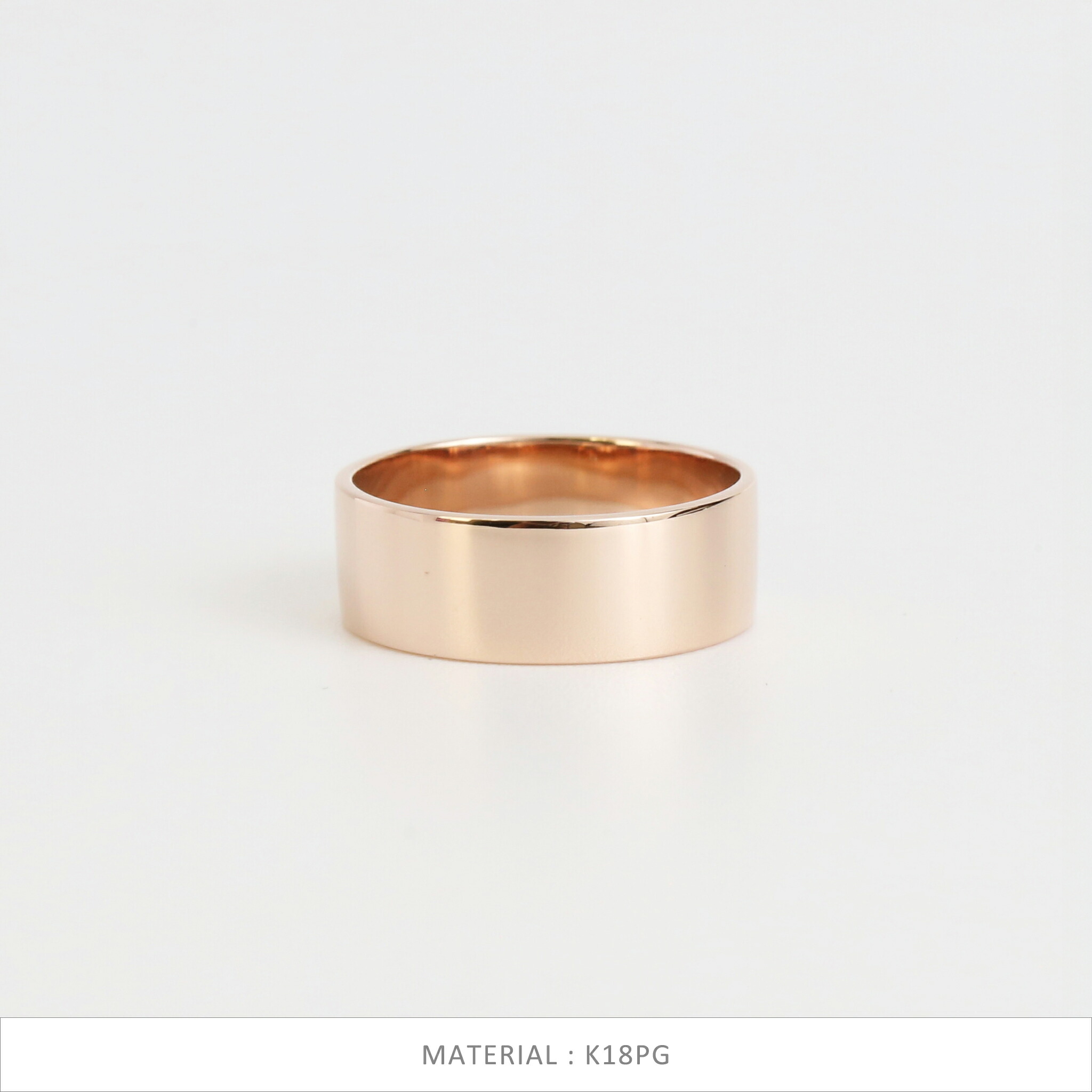 楽天市場】【Nude Plate Ring / X Wide】 K10/K18/Pt900 平打ち 地金