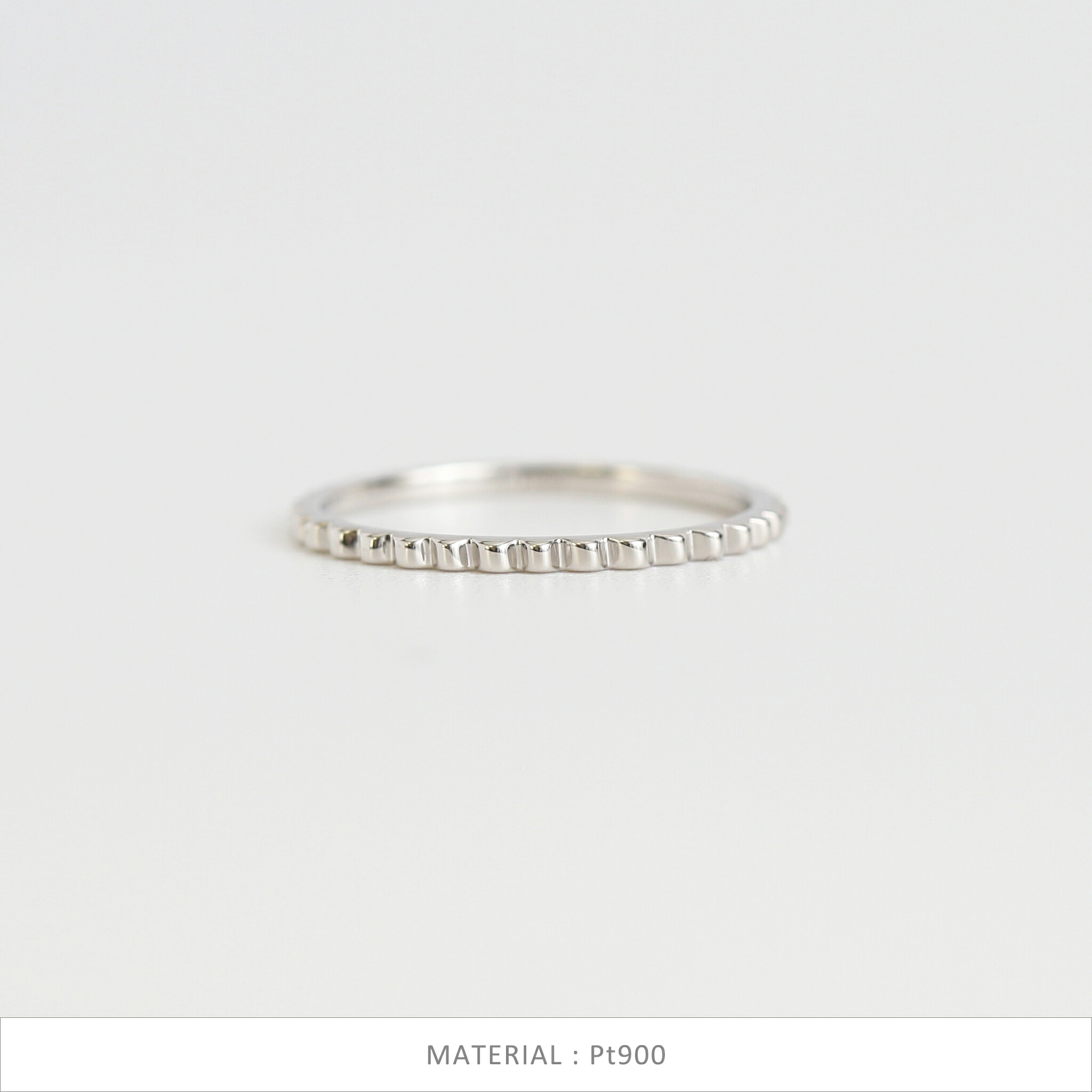 楽天市場】【Polte Ring】 K10/K18/Pt900 ミルグレイン リング 指輪 地