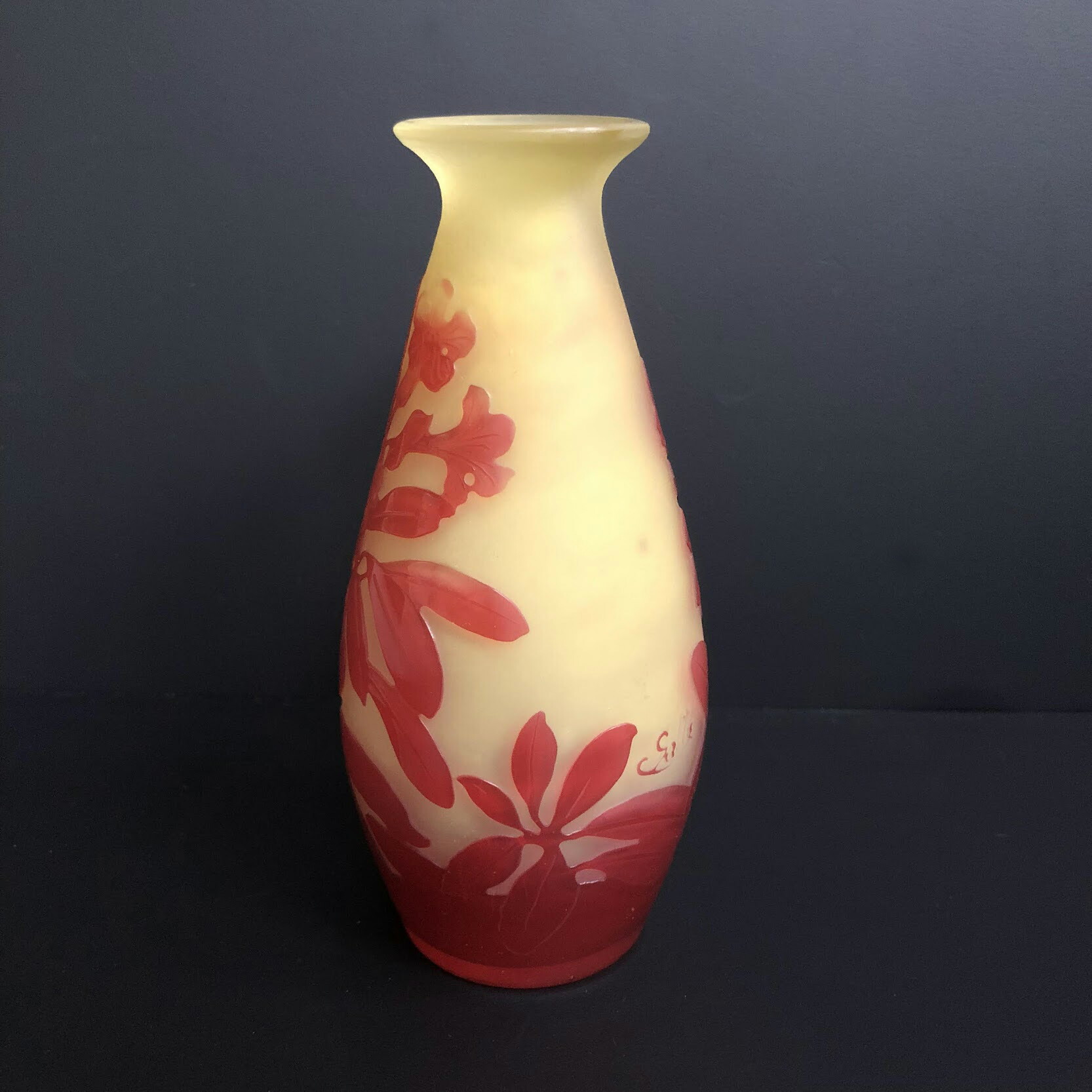 楽天市場】エミール・ガレ 花瓶 被せガラス【送料無料！】【代引き