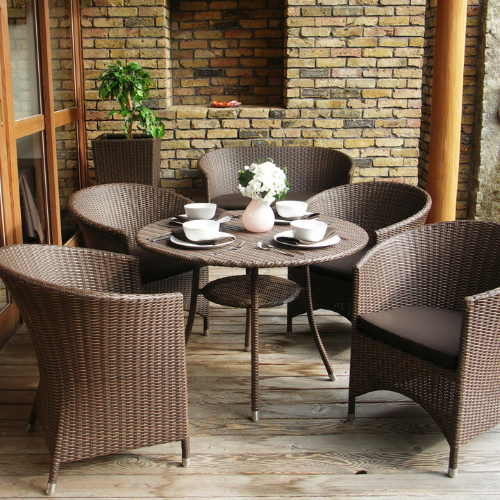 楽天市場】【ガーデンテーブル】【人工ラタン家具】「K.RAUCORD AMALFI