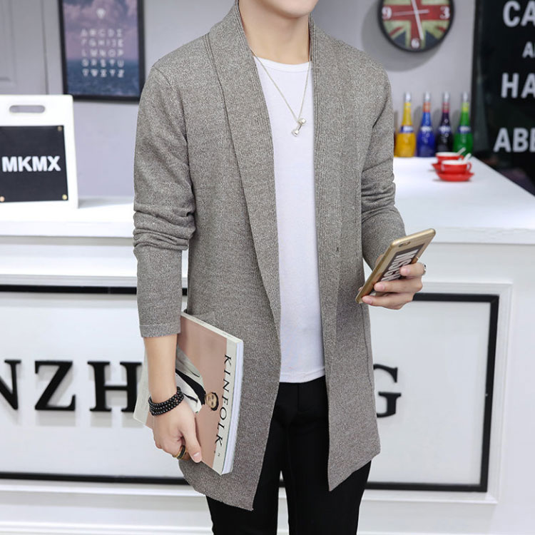 楽天市場】フード付き カーディガン メンズ 長袖 ロングカーディガン