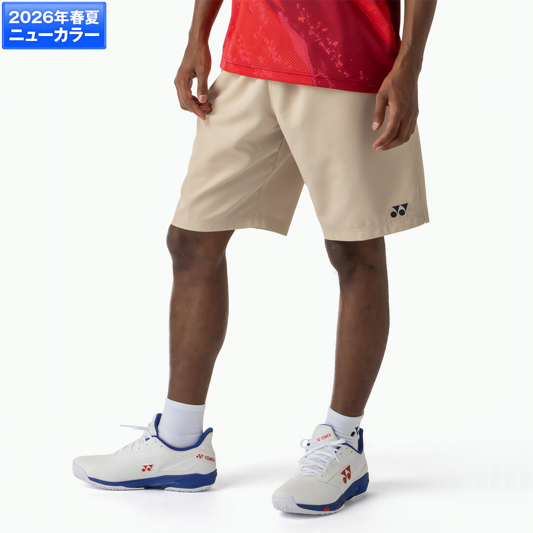 楽天市場】新色ベージュ登場！ ヨネックス バドミントン ハーフパンツ