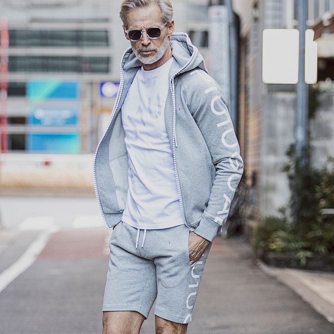 メンズウェア 1piu1uguale3 GOLF BIG LOGO PARKA 1PIU1UGUALE3 GOLF