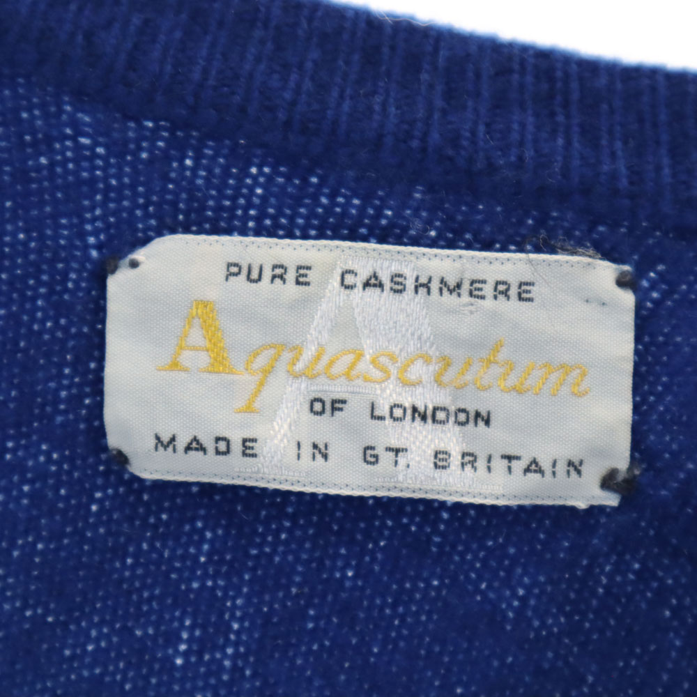 楽天市場】古着 Aquascutum アクアスキュータム 70s 80s カシミヤ100