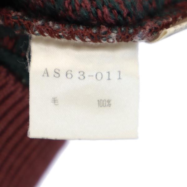 楽天市場】イヴサンローラン 90s ウール100％ Vネック 総柄 ニット L