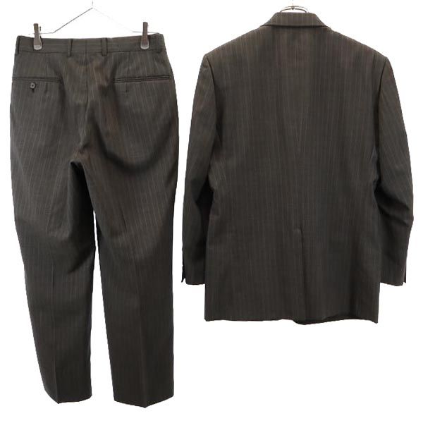 楽天市場】GEAR ウール100％ 上下セットアップ ストライプ柄 スーツ