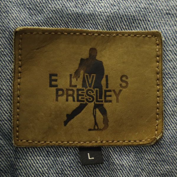 楽天市場】エルヴィスプレスリー デニムジャケット L ブルー ELVIS