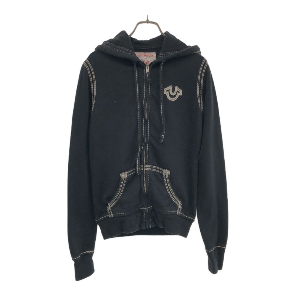 楽天市場】トゥルーレリジョン ステッチ刺繍 長袖 ジップパーカー S