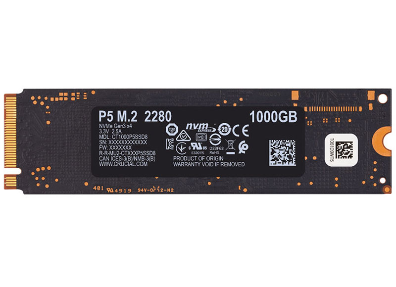 楽天市場】Crucial クルーシャル SSD 1TB CT1000P5SSD8 P5シリーズ M.2