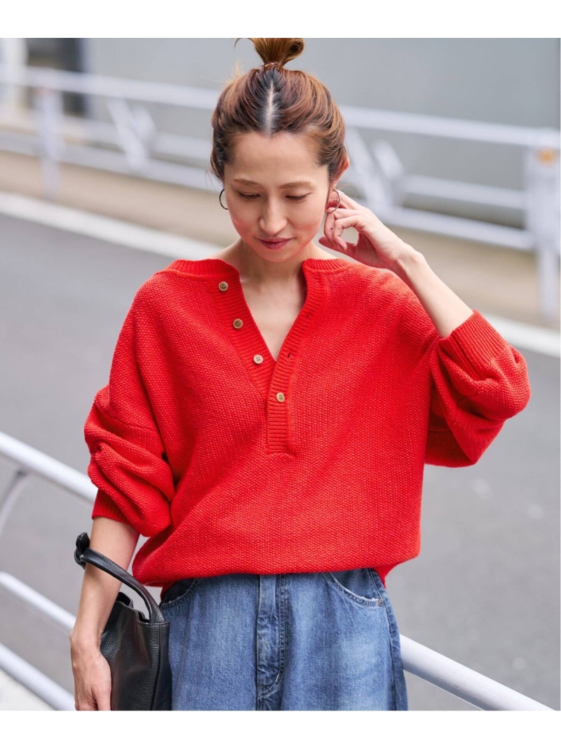 楽天市場】≪追加 / 新色≫カノコ2WAYヘンリーニット FRAMeWORK