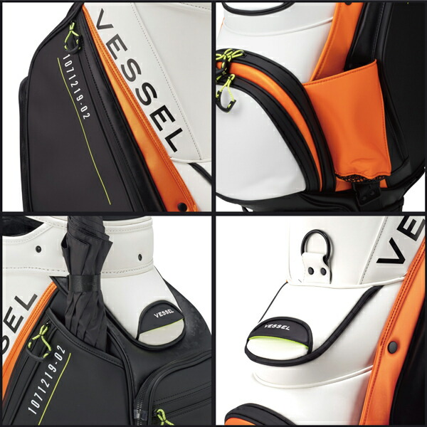 楽天市場】Vessel ベゼル ゴルフ キャディバッグ スタッフ カート 10型