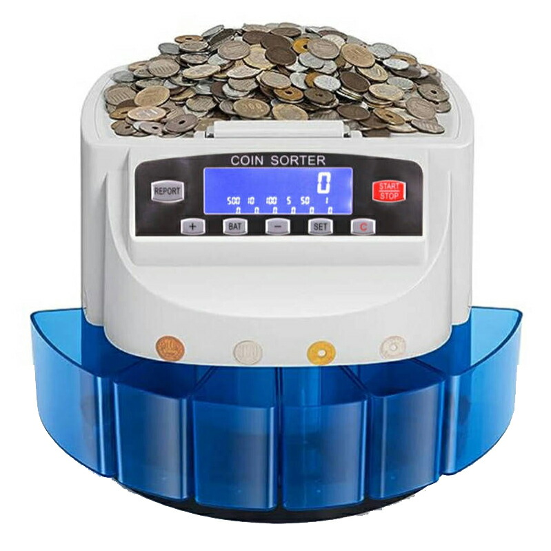 楽天市場】コインカウンター コインソーター 硬貨カウンター 硬貨計数