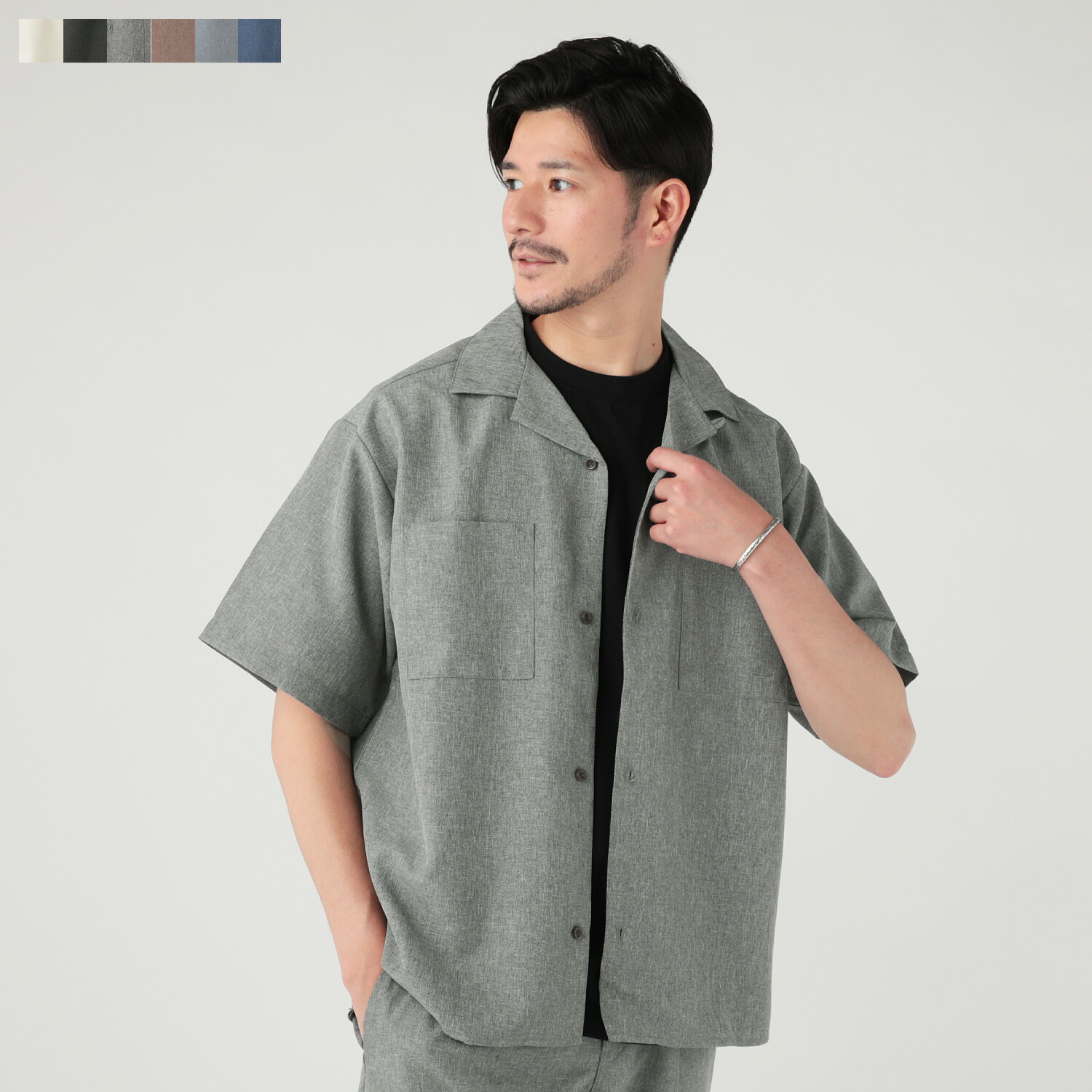 楽天市場】【SALE50】 【セットアップ対応】 シャツ 半袖シャツ メンズ