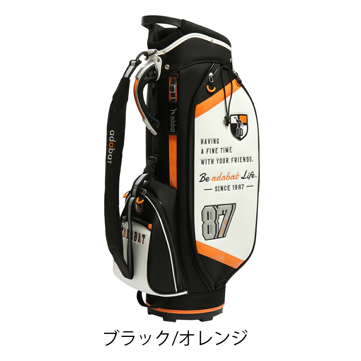 楽天市場】アダバット ゴルフ キャディバッグ カート型 9型 47インチ