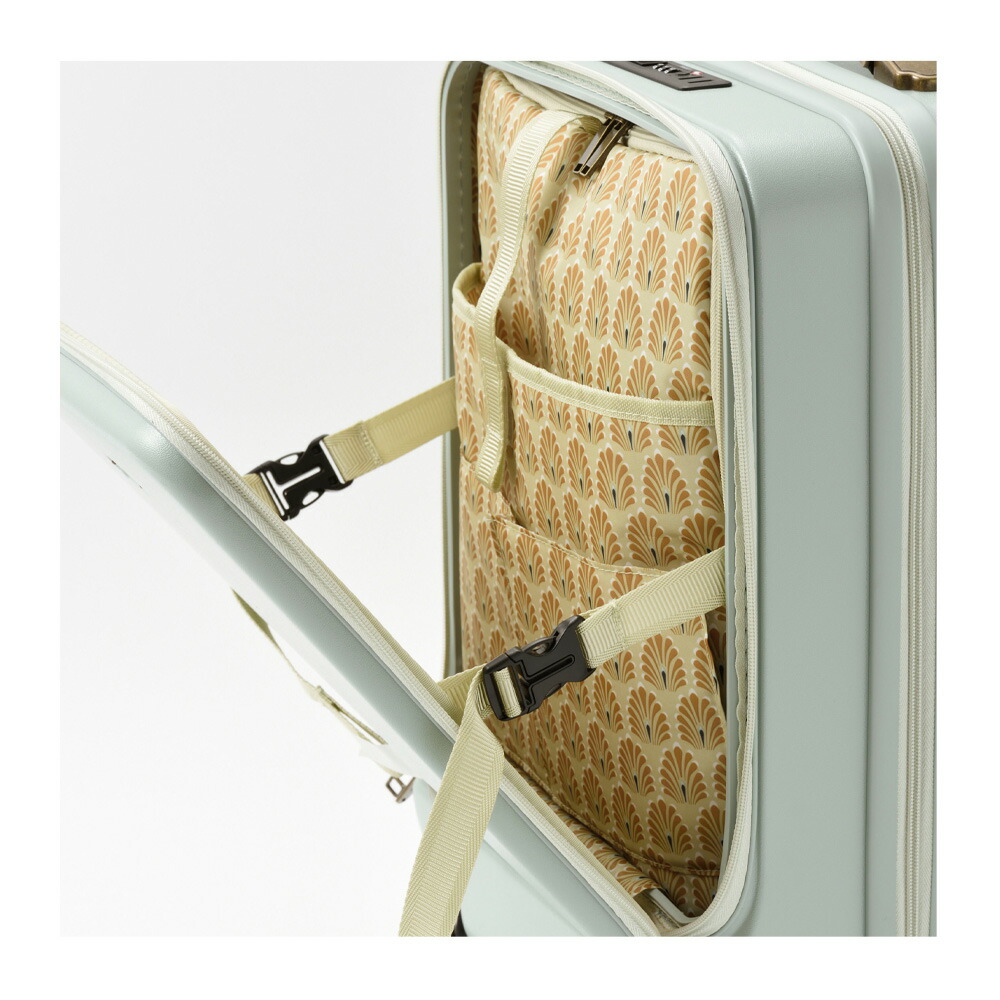 楽天市場】ミレスト スーツケース 34L 48cm 3.6kg フロントオープン