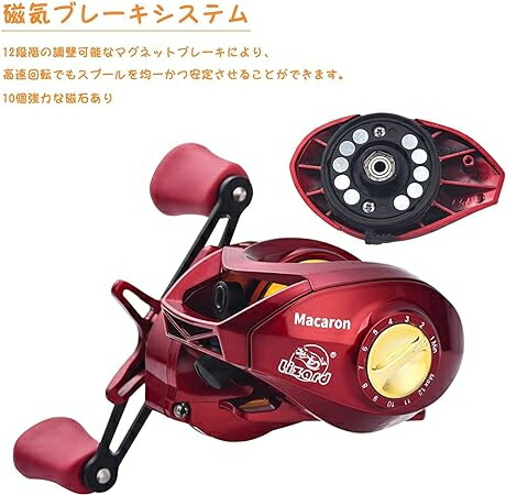 楽天市場】ベイトリール 初心者 最適 リール 左巻き 右巻き 超軽量