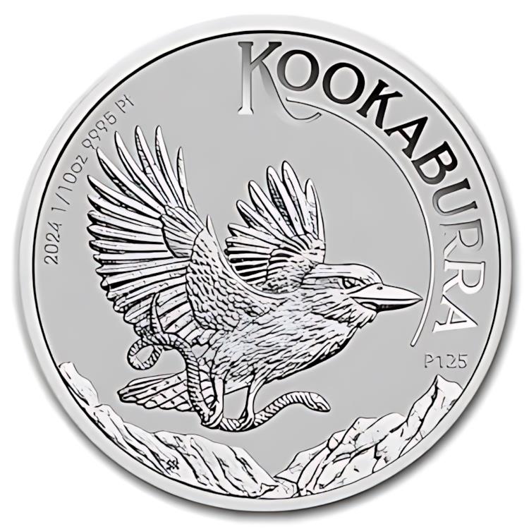 楽天市場】2024 オーストラリア 1/10 オンス プラチナワライカワセミ